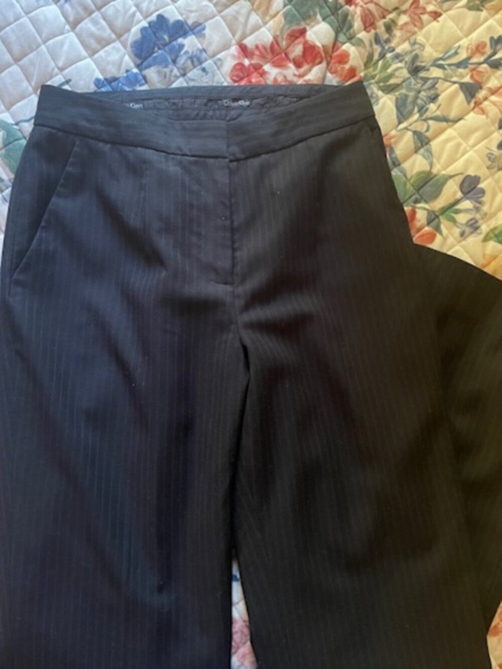 Calvin Klein Pinstripe Dress Pants/Trousers- size 2P